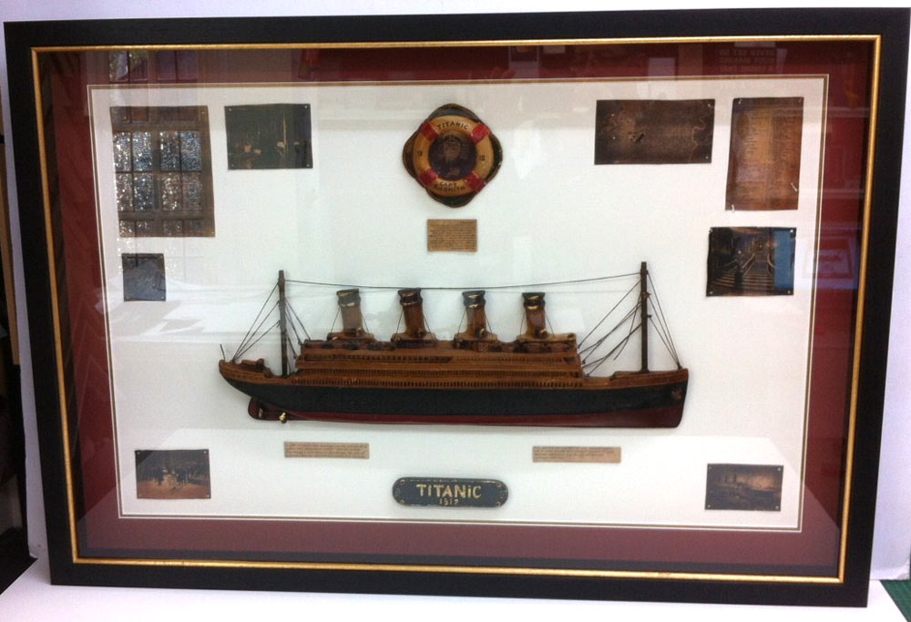 bespoke picture framing 3d objects mdoel boat
