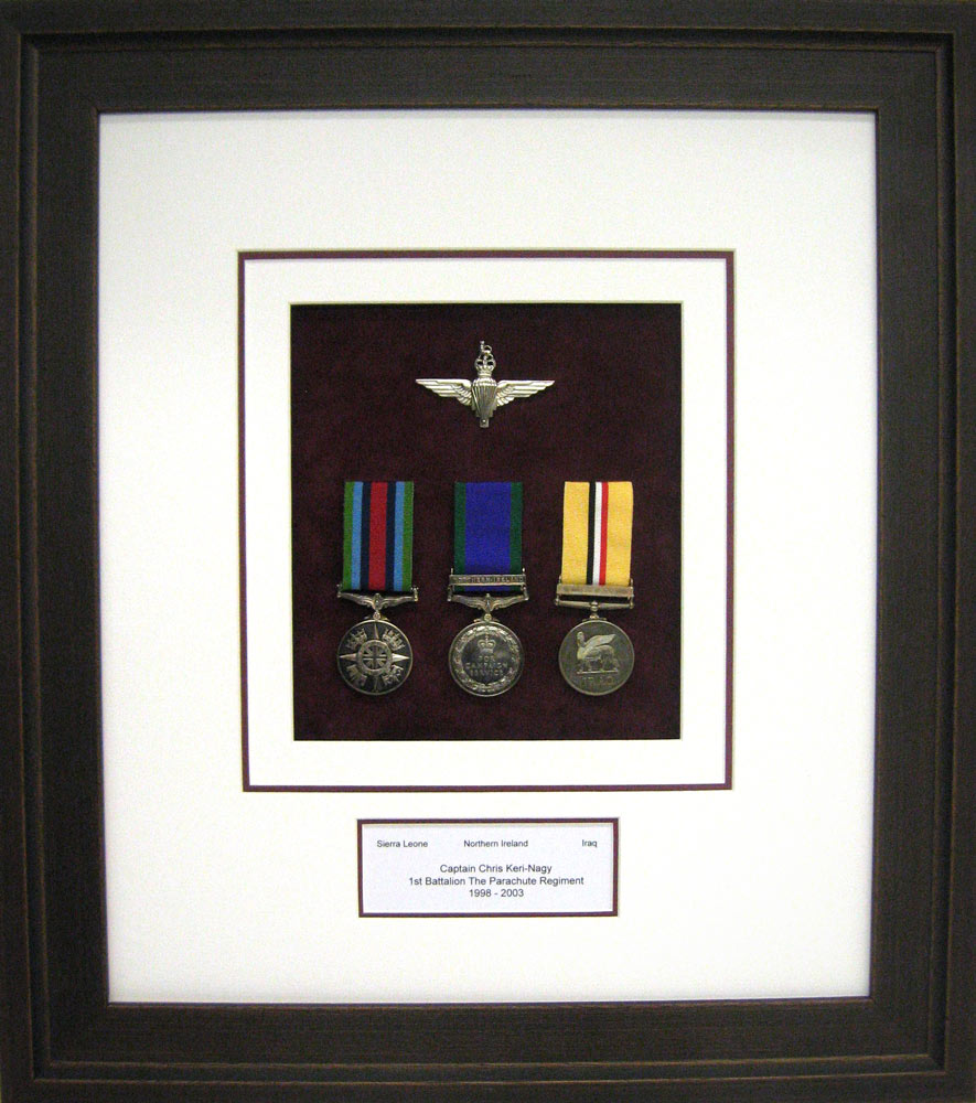 bespoke picture framing 3d objects medals