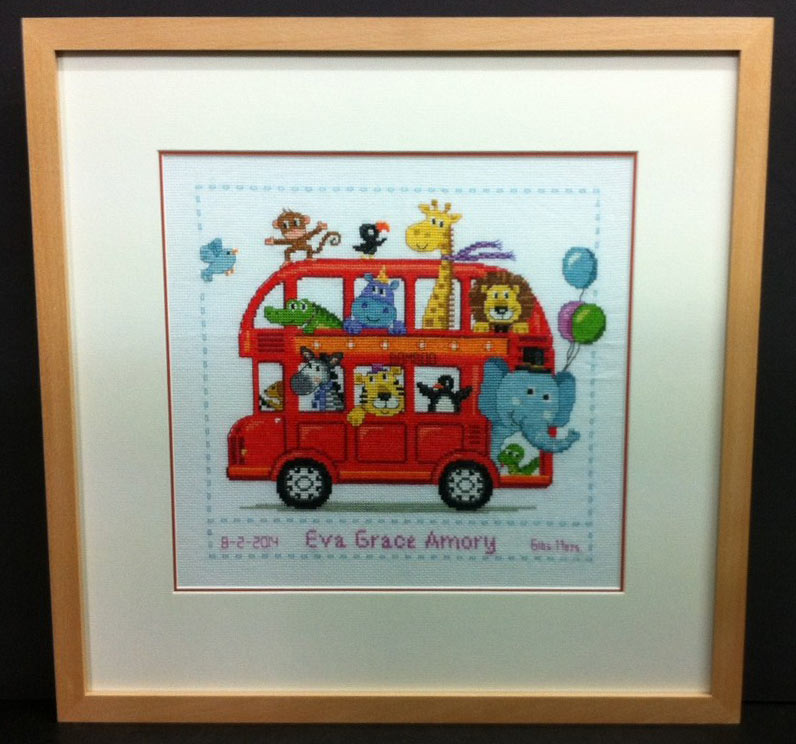 bespoke picture framing 3d objects children's cross stitch