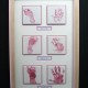 bespoke picture framing children's hand and foot prints