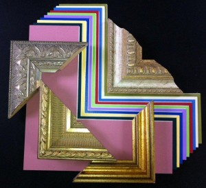 bespoke picture framing mount moulding samples