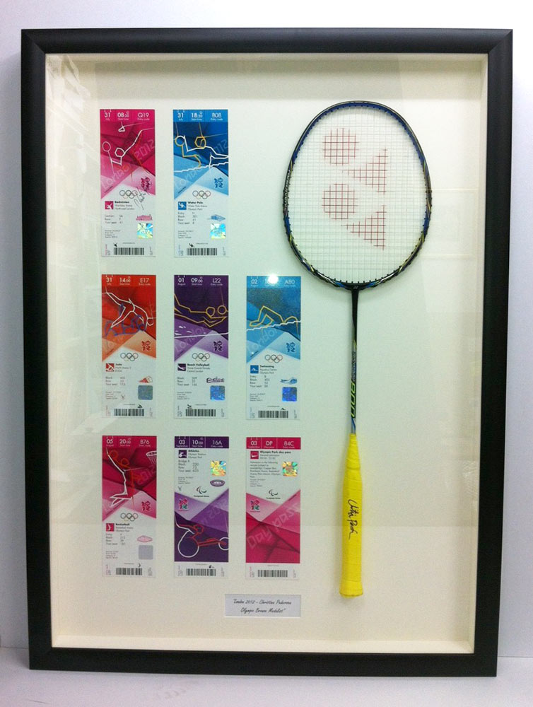 bespoke picture framing Olympics sport memorabilia