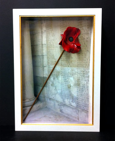 Tower of London poppies bespoke picture framing 3d objects poppy