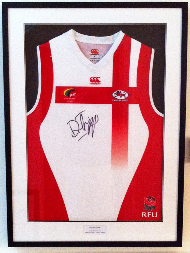 bespoke picture framing signed sports memorabilia