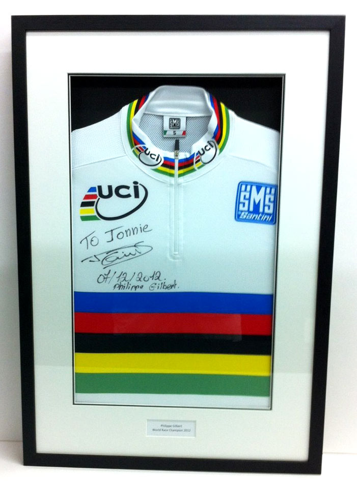 bespoke picture framing signed sports memorabilia