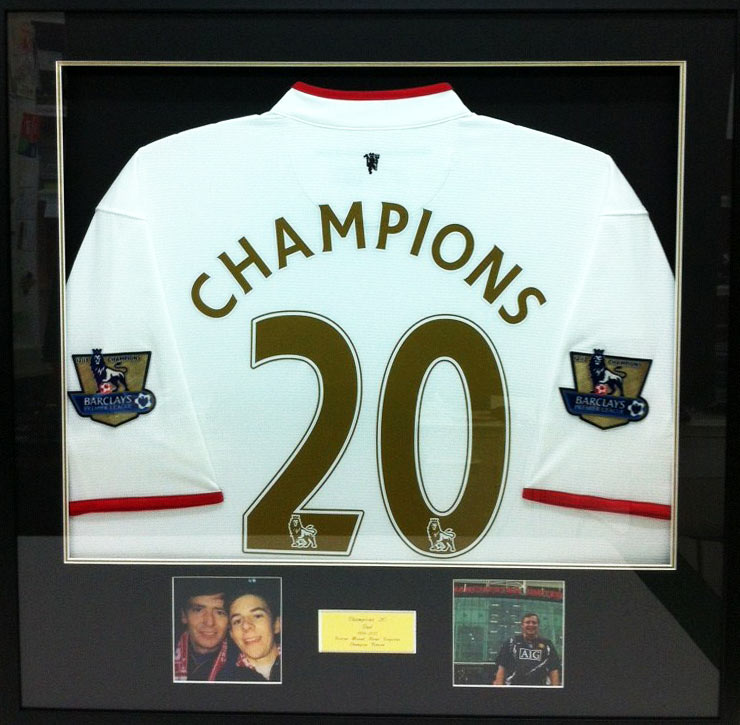 bespoke picture framing sports memorabilia