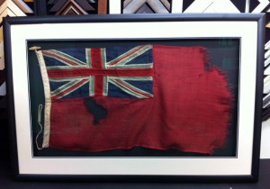 bespoke picture framing 3d objects flag